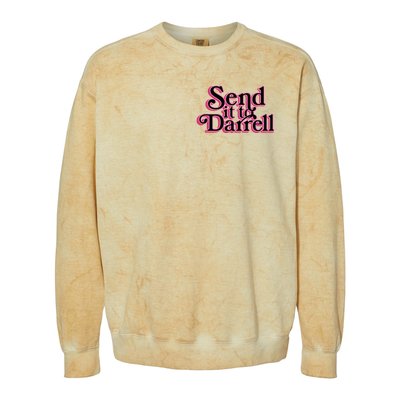 Send It To Darrell Colorblast Crewneck Sweatshirt