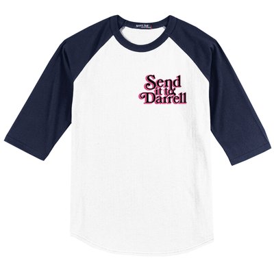 Send It To Darrell Baseball Sleeve Shirt