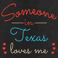 Someone In Texas Loves Me 7 Panel Mesh Trucker Snapback Hat