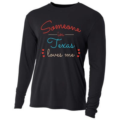 Someone In Texas Loves Me Cooling Performance Long Sleeve Crew