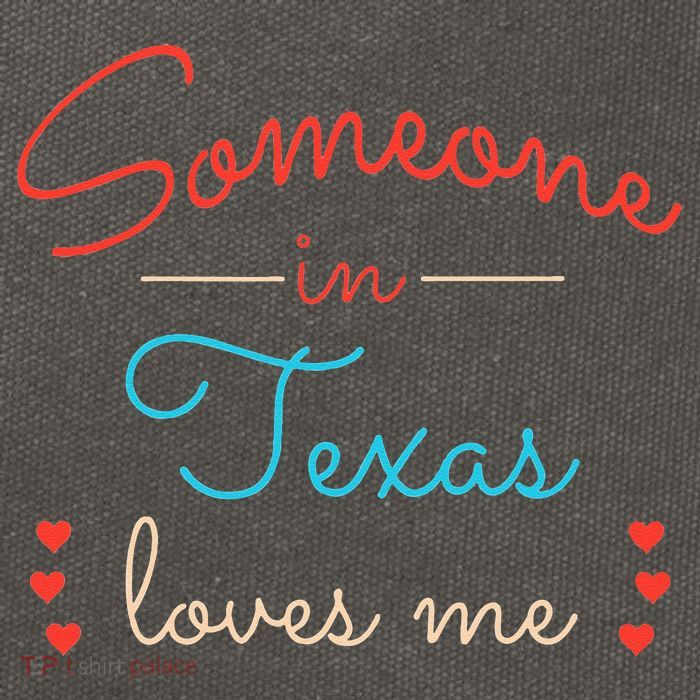 Someone In Texas Loves Me Cotton Canvas Backpack