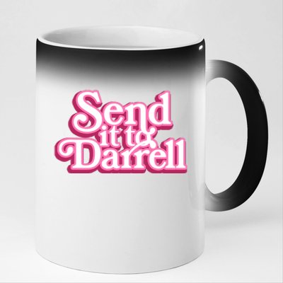 Send It To Darrell 11oz Black Color Changing Mug