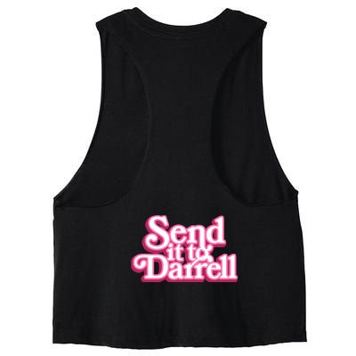 Send It To Darrell Women's Racerback Cropped Tank