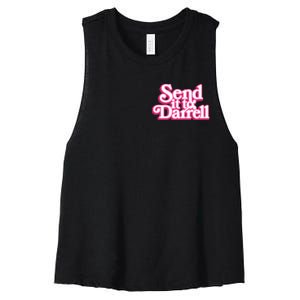 Send It To Darrell Women's Racerback Cropped Tank