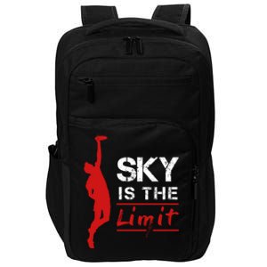 Sky Is The Limit Frisbee Sport Player Flying Disc Great Gift Impact Tech Backpack