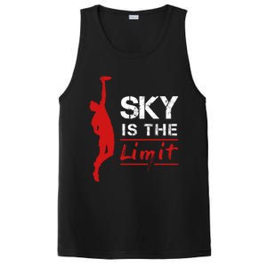 Sky Is The Limit Frisbee Sport Player Flying Disc Great Gift PosiCharge Competitor Tank