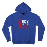 Sky Is The Limit Frisbee Sport Player Flying Disc Great Gift Hoodie