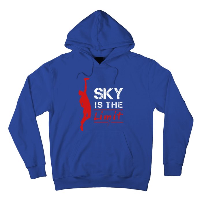 Sky Is The Limit Frisbee Sport Player Flying Disc Great Gift Hoodie