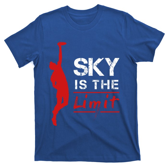 Sky Is The Limit Frisbee Sport Player Flying Disc Great Gift T-Shirt