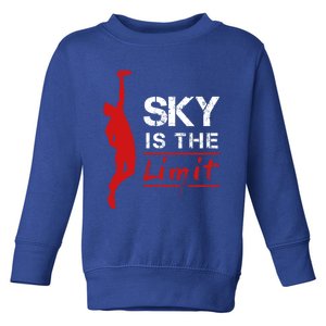 Sky Is The Limit Frisbee Sport Player Flying Disc Great Gift Toddler Sweatshirt