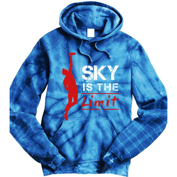 Sky Is The Limit Frisbee Sport Player Flying Disc Great Gift Tie Dye Hoodie