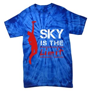 Sky Is The Limit Frisbee Sport Player Flying Disc Great Gift Tie-Dye T-Shirt