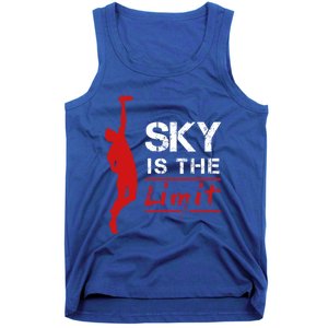 Sky Is The Limit Frisbee Sport Player Flying Disc Great Gift Tank Top