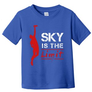 Sky Is The Limit Frisbee Sport Player Flying Disc Great Gift Toddler T-Shirt