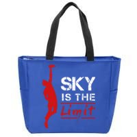 Sky Is The Limit Frisbee Sport Player Flying Disc Great Gift Zip Tote Bag