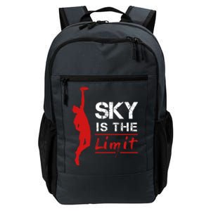 Sky Is The Limit Frisbee Sport Player Flying Disc Great Gift Daily Commute Backpack