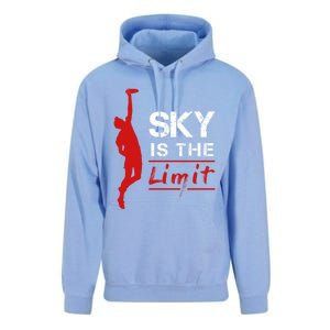 Sky Is The Limit Frisbee Sport Player Flying Disc Great Gift Unisex Surf Hoodie