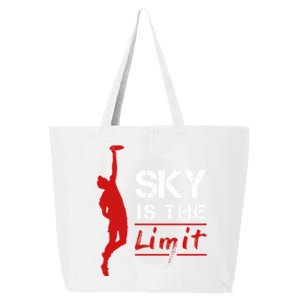 Sky Is The Limit Frisbee Sport Player Flying Disc Great Gift 25L Jumbo Tote