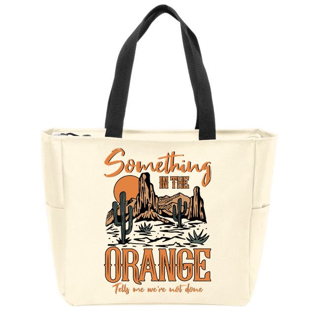 Something In The Orange Country Music Country Girl Zip Tote Bag