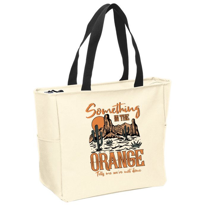 Something In The Orange Country Music Country Girl Zip Tote Bag