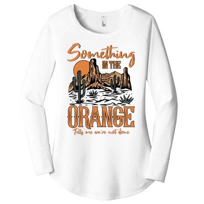 Something In The Orange Country Music Country Girl Women's Perfect Tri Tunic Long Sleeve Shirt