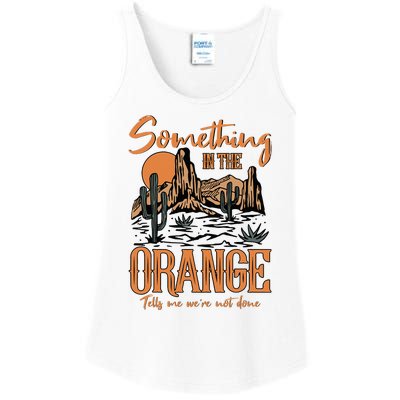 Something In The Orange Country Music Country Girl Ladies Essential Tank