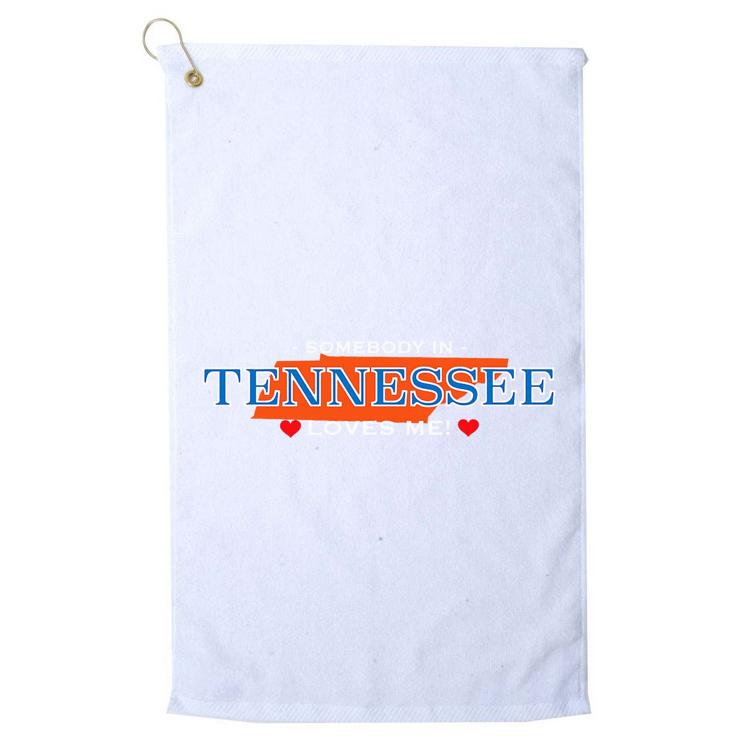 Someone In Tennessee Loves Me Adorable Gift Golf Towel