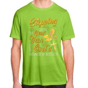 Stepping Into The New Year With Gods Grace And Mercy  Adult ChromaSoft Performance T-Shirt