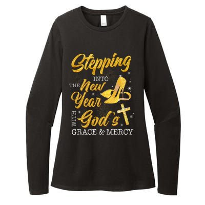 Stepping Into The New Year With Gods Grace And Mercy  Womens CVC Long Sleeve Shirt