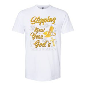 Stepping Into The New Year With Gods Grace And Mercy  Softstyle CVC T-Shirt