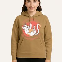 Sometimes I Talk To Myself Then We Both Laugh Funny Cat Hoodie