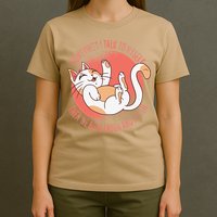 Sometimes I Talk To Myself Then We Both Laugh Funny Cat T-Shirt