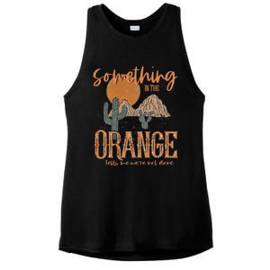 Something In The Orange Country Western Ladies PosiCharge Tri-Blend Wicking Tank