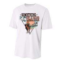 Something In The Orange Tells Me WeRe Not Done Performance Sprint T-Shirt