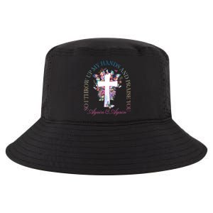 So I Throw Up My Hands And Praise You Cross Cool Comfort Performance Bucket Hat