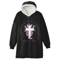 So I Throw Up My Hands And Praise You Cross Hooded Wearable Blanket