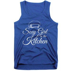 Sexy In The Kitchen Culinary Cooking Kitchen Chefs Hat Gift Tank Top