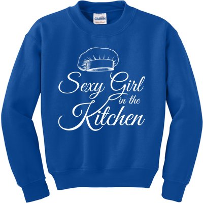 Sexy In The Kitchen Culinary Cooking Kitchen Chefs Hat Gift Kids Sweatshirt