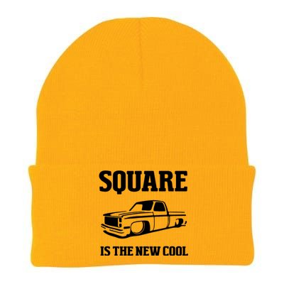 Square Is The New Cool Square Body Knit Cap Winter Beanie