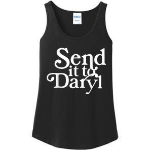 Send It To Darrell Send It To Daryl Funny Ladies Essential Tank