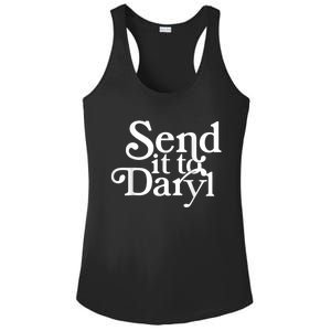 Send It To Darrell Send It To Daryl Funny Ladies PosiCharge Competitor Racerback Tank