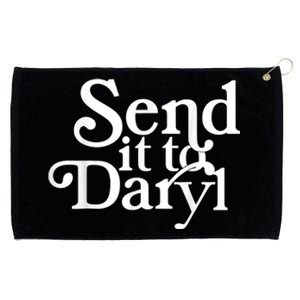 Send It To Darrell Send It To Daryl Funny Grommeted Golf Towel