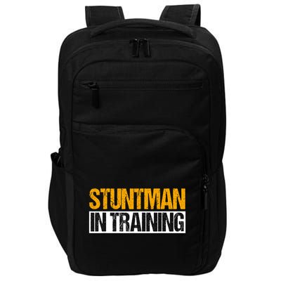 Stuntman In Training Stunt Double Perfomer Impact Tech Backpack