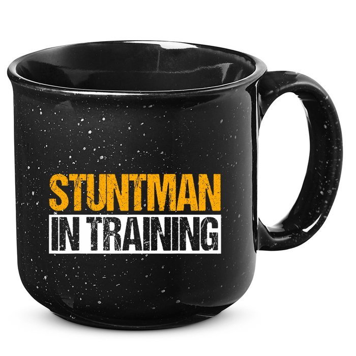Stuntman In Training Stunt Double Perfomer 15oz Campfire Ceramic Mug