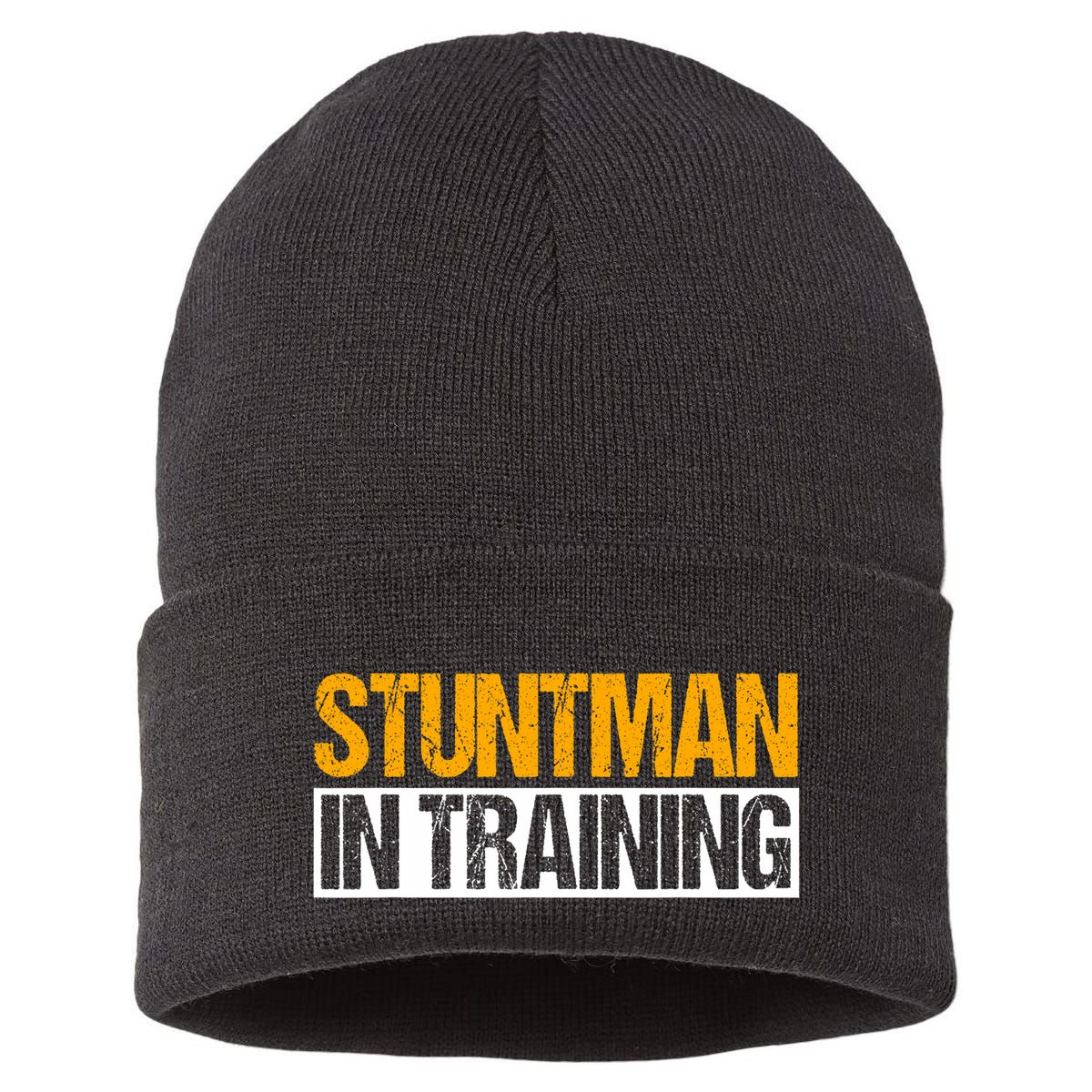 Stuntman In Training Stunt Double Perfomer Sustainable Knit Beanie