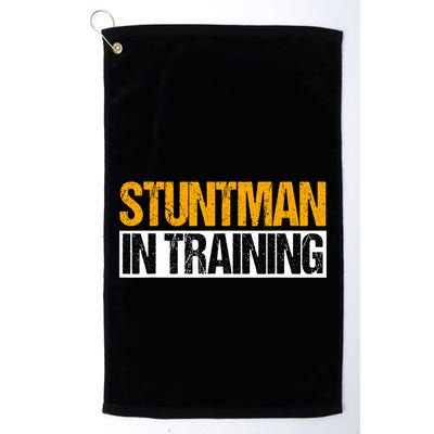 Stuntman In Training Stunt Double Perfomer Golf Towel