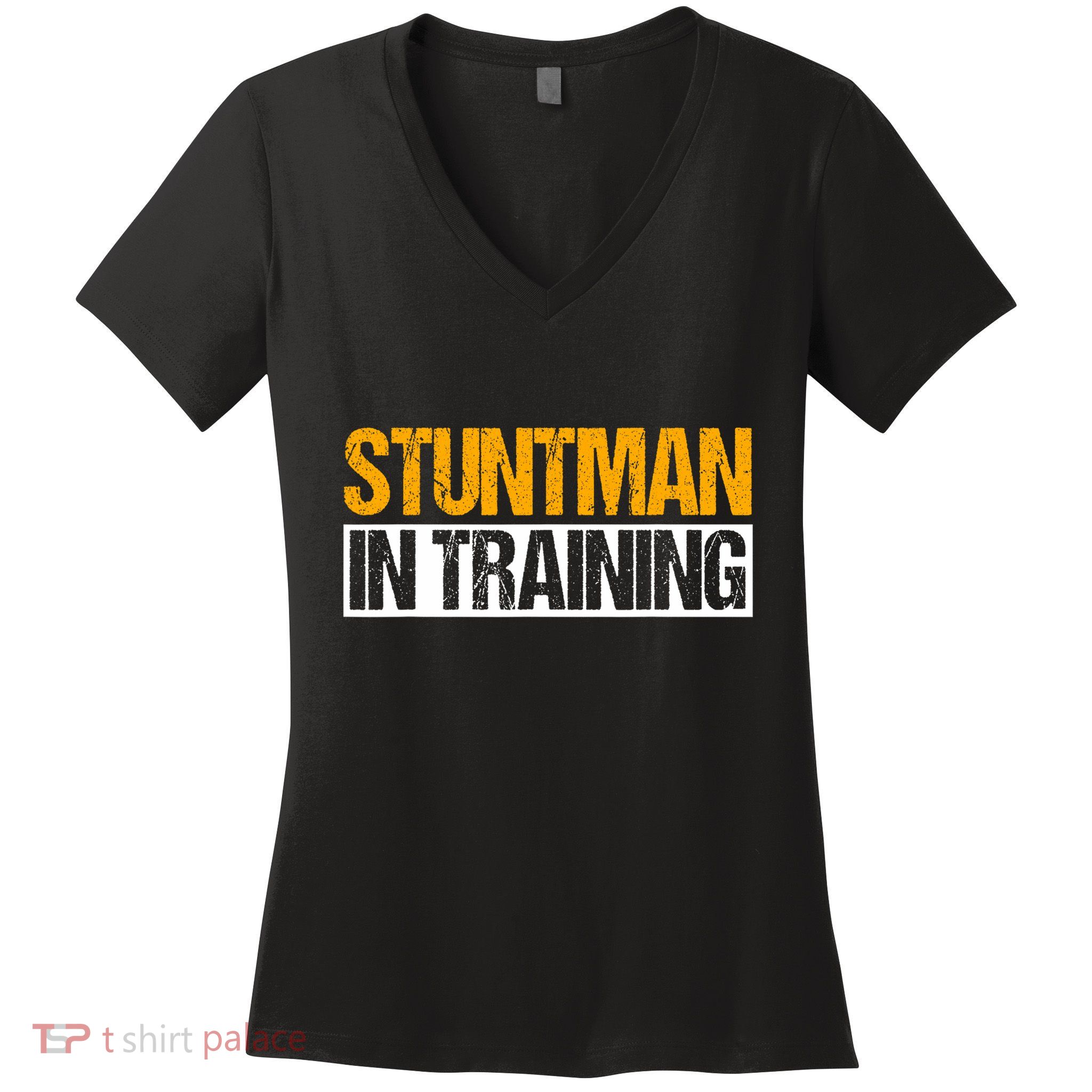 Stuntman In Training Stunt Double Perfomer Women's V-Neck T-Shirt