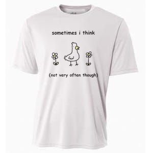 Sometimes I Think Not Very Often Through Cooling Performance Crew T-Shirt