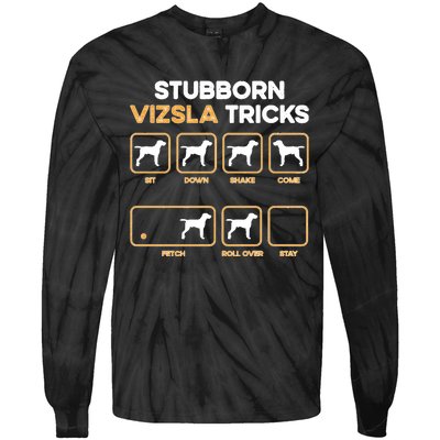 Stubborn Izsla Tricks Dog Lover Izsla Tie-Dye Long Sleeve Shirt