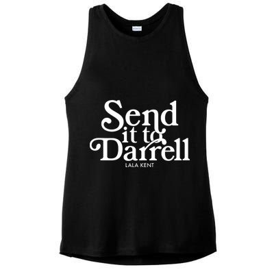 Send It To Darrell Ladies PosiCharge Tri-Blend Wicking Tank